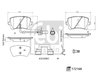 Set placute frana Febi Bilstein 172168