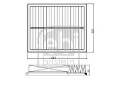 Filtru aer Febi Bilstein 172767