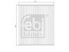 Filtru aer habitaclu Febi Bilstein 173280
