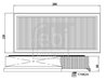SET FILTRU DE AER FEBI BILSTEIN 174824 - Compatibil cu MERCEDES-BENZ