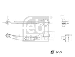 Brat suspensie Febi Bilstein 176371