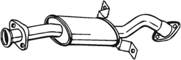 TOBA ESAPAMENT PRIMARA BOSAL 177-257 - Compatibil cu MITSUBISHI