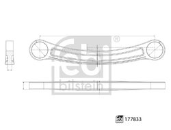 Brat suspensie Febi Bilstein 177833