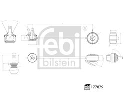 Brat suspensie Febi Bilstein 177879