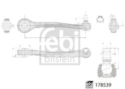 Brat suspensie Febi Bilstein 178539