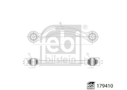 Brat suspensie Febi Bilstein 179410