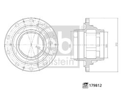 Butuc roata Febi Bilstein 179812