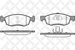 Set placute frana Stellox 183 032-SX