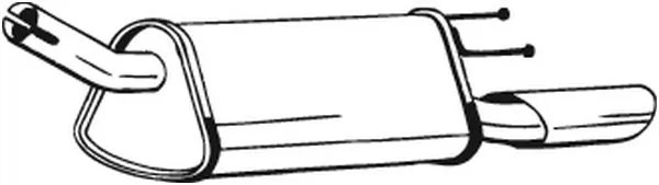 Toba esapament finala Bosal 185-371