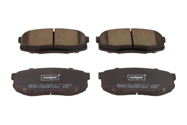 Set placute frana Maxgear 19-1473
