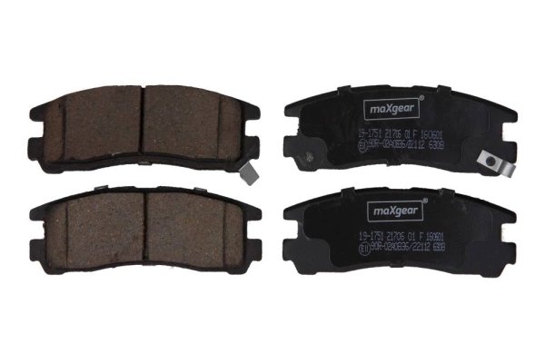 SET PLACUTE FRANA MAXGEAR 19-1751 - Compatibil cu CHRYSLER, DODGE, MITSUBISHI