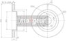 DISC FRANA MAXGEAR 19-2323 - Compatibil cu JEEP