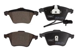 SET PLACUTE FRANA MAXGEAR 19-2881 - Compatibil cu AUDI, AUDI (FAW), SEAT, SKODA, VW