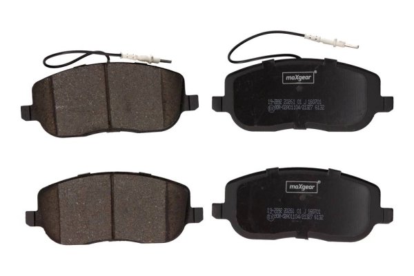 Set placute frana Maxgear 19-2892