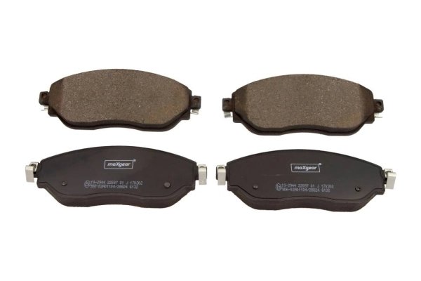 Set placute frana Maxgear 19-2944