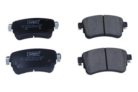 SET PLACUTE FRANA MAXGEAR 19-3663 - Compatibil cu CITROEN, OPEL, PEUGEOT, TOYOTA, VAUXHALL