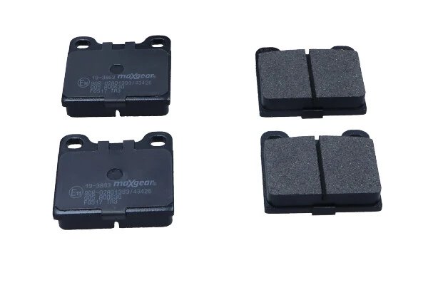 SET PLACUTE FRANA MAXGEAR 19-3863 - Compatibil cu ALFA ROMEO, AUDI, BEDFORD, BMW, FORD, MASERATI, MERCEDES-BENZ, OPEL, PORSCHE, 