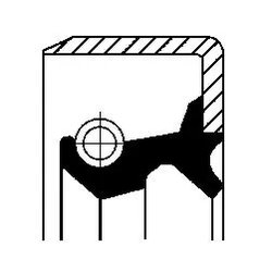 Simering diferential Corteco 19016590B