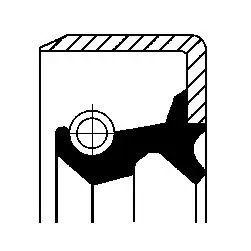 Simering diferential Corteco 19017085B