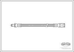 FURTUN FRANA CORTECO 19026434 - Piesa auto compatibila cu mai multe marci