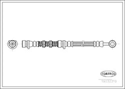 FURTUN FRANA CORTECO 19032319 - Compatibil cu LAND ROVER