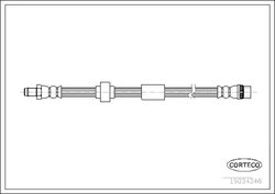 FURTUN FRANA CORTECO 19034346 - Compatibil cu OPEL, RENAULT, VAUXHALL