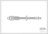 FURTUN FRANA CORTECO 19035313 - Compatibil cu AUDI