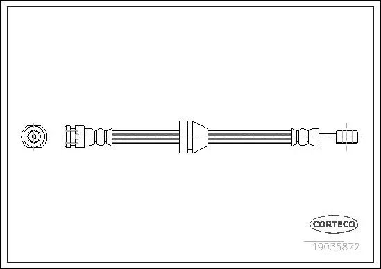 FURTUN FRANA CORTECO 19035872 - Compatibil cu CHEVROLET, DAEWOO