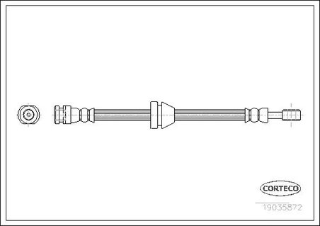 FURTUN FRANA CORTECO 19035872 - Compatibil cu CHEVROLET, DAEWOO