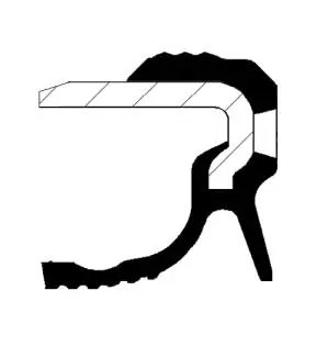 Simering arbore cotit Corteco 19036885B