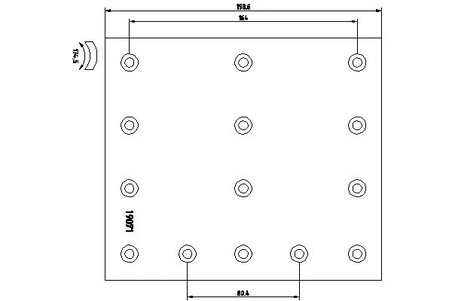SET GARNITURI DE FRICTIUNE FRANA TAMBUR TEXTAR 1907105 - Compatibil cu VOLVO