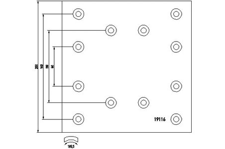 Set garnituri de frictiune frana tambur Textar 1911603
