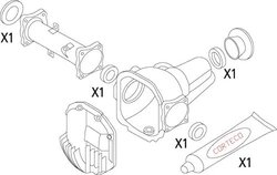 Set garnituri, diferential Corteco 19536138