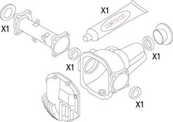 SET GARNITURI, DIFERENTIAL CORTECO 19536138 - Compatibil cu MITSUBISHI