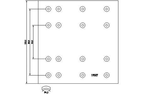 SET GARNITURI DE FRICTIUNE FRANA TAMBUR TEXTAR 1955714 - Compatibil cu FODEN TRUCKS
