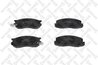 Set placute frana Stellox 198 002-SX