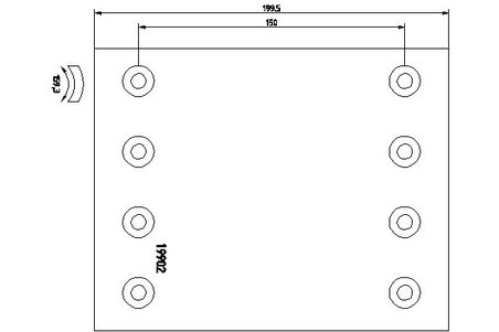 SET GARNITURI DE FRICTIUNE FRANA TAMBUR TEXTAR 1990217 - Piesa auto compatibila cu mai multe marci