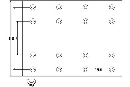 SET GARNITURI DE FRICTIUNE FRANA TAMBUR TEXTAR 1993101 - Compatibil cu SCANIA