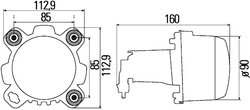 FAR HELLA 1BL 247 042-007 - Piesa auto compatibila cu mai multe marci