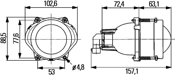 FAR HELLA 1BL 998 570-001 - Compatibil cu CLAAS