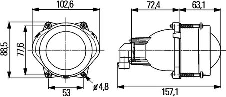 FAR HELLA 1BL 998 570-001 - Compatibil cu CLAAS