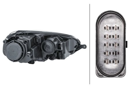 FAR HELLA 1EG 247 007-611 - Compatibil cu VW