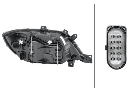 FAR HELLA 1EH 008 010-011 - Compatibil cu MERCEDES-BENZ