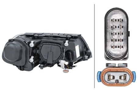 FAR HELLA 1EL 008 340-071 - Compatibil cu VW