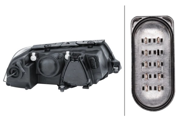 FAR HELLA 1EL 008 350-011 - Compatibil cu VW