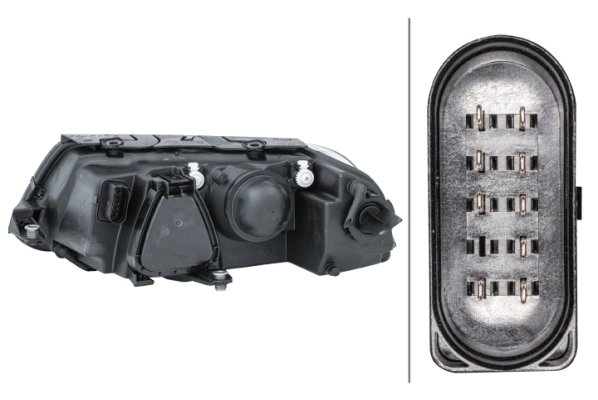 FAR HELLA 1EL 008 350-021 - Compatibil cu VW