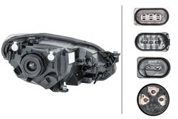 FAR HELLA 1EL 012 644-011 - Compatibil cu VW