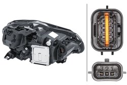 FAR HELLA 1EX 013 930-811 - Compatibil cu RENAULT