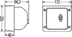 Luminca de lucru HELLA 1GA 007 506-121