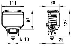 Luminca de lucru HELLA 1GA 996 488-011